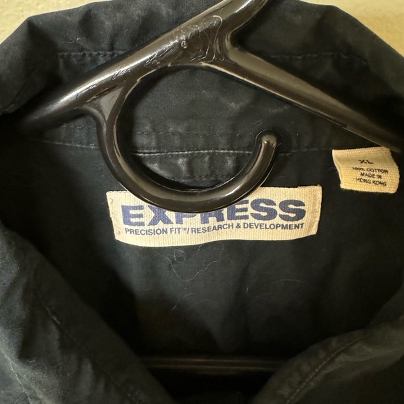 VINTAGE EXPRESS - Black Opal button shirt / western - Picture 3 of 4